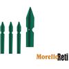 MORELLO-RETI PALETTI IN FERRO PLASTIFICATI VERDI PER RECINZIONE CONFEZIONI DA 10 PEZZI.