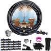 KIT NEBULIZZATORE 15MT ACQUA NEBULIZZAZIONE GAZEBO OMBRELLONE GIARDINO RINFRESCA