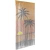 vidaXL Tenda Antimosche per Porte Stampa Palma 100x200 cm BambĂą