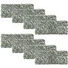 Outsunny Finta Siepe Artificiale 8 Pezzi Parete Verde Estensibile per Esterni