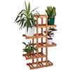 Relaxdays Scaffale per Fiori, 125 x 81 x 25 cm, per Piante Decorativo, Portafior