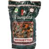 BRICCHETTE DI CARBONE VEGETALE PER GRILL 'IL LAMPISTA' Kg 3 ca.