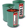 Does not apply 3 Sacchi Giardinaggio 300 Litri - 4 Maniglie Resistenti - Stabile - Pieghevole -