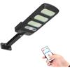 CECARO GROUP 4X lampione stradale pannello solare fotovoltaico sensore di movimento 213 LED