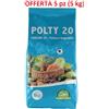 AGRIBIOS 5 pz FUNGHICIDA BORDOLESE POLTIGLIA RAME 1 KG POLTY 20 polvere BIO RAME + BORO