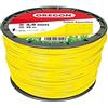 Oregon 69-479-Y - Filo per decespugliatore quadrato, 4,0 mm x 95 m, colore: Gial