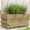 vidaXL Fioriera da Giardino 90x60x49,5 cm in Legno di Pino Impregnato