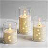 Does not apply Candele a LED, Candela Da Incasso Avorio, Candele a Batteria, Con Luci a Stringa