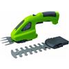 TAGLIAERBA ELETTRICO FORBICE A BATTERIA 2LAME TAGLIASIEPI CESOIE SFOLTIRAMI ERBA
