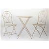 Avanti Trendstore Set di tavolino e 2 sedie BISTRO per esterno in ferro e pieghevoli. In 2 colori.