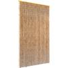 vidaXL Tenda Antimosche per Porte in BambĂą 100x200 cm