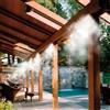 KIT NEBULIZZATORE 10MT ACQUA NEBULIZZAZIONE GAZEBO OMBRELLONE GIARDINO RINFRESCA