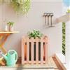 vidaXL Fioriera Giardino Design Recinzione 60x60x60cm Massello Douglas