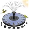 Pompa Solare per Fontana da giardino 2,5 W Pannello Solare per Laghetto uccelli