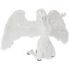 Design Toscano PD2704 Statua di Angelo in Marmo Sintetico Preghiera per la Pace,