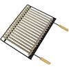 EL ZORRO IMEX EL ZORRO 71604 - Griglia per Barbecue, in Acciaio Inossidabile, 46,5 x 41 c