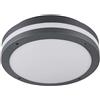 Trio Leuchten Piave 676960142 - Plafoniera a LED per esterni, in plastica, con L