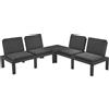 IPAE-PROGARDEN SET DA GIARDINO MOLOK col. Antracite