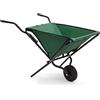 Relaxdays Carriola Richiudibile, Carretto Pieghevole Giardino, Salvaspazio, Ruot