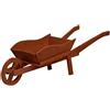 dobarÂ® 29195FSC carriola per Piante in Legno, fioriera Decorativa per Fiori, fi