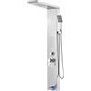 Pannello Doccia 5 Modalità, Torre Doccia LED, Pioggia, Cascata, 2 Getti Massaggi