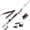 IKRA tagliasiepi telescopico ICPH 2040 incl. batteria 20 V, stazione di carica d