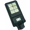 vidoelettronica® LAMPIONE STRADALE LED 120 W PANNELLO SOLARE FOTOVOLTAICO LED CON TELECOMANDO