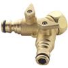 Spear & Jackson BWF14 - Connettore per rubinetto a 2 vie in ottone da 3/4