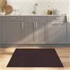 vidaXL Tappeto Quadrato Marrone Scuro 100x100 cm in BambĂą
