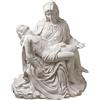 Design Toscano PD1903 Statua in Marmo Sintetico la PietÃ , Grande, Bianco