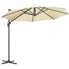 Outsunny Ombrellone da Giardino Decentrato Inclinabile e Girevole 3x2.5 m
