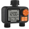 Orework TIMER IRRIGAZIONE AUTOMATICA DIGITALE PROGRAMMATORE IRRIGATORE GIARDINO 2 VIE