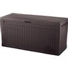 Keter 231317 Baule, Comfy Marrone, 116.7 x 44.7 x 57 cm