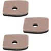 ECSiNG Filtro Aria 3 Pezzi Compatibile con Stihl BG56 BG66 BG86 SH56 SH56C SH86