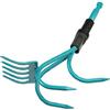 GARDENA Sarchiatore-Rastrello combisystem: pratico attrezzo da giardino 2 in 1,