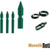 MORELLO-RETI PALETTI IN FERRO PLASTIFICATI PER RECINZIONE COMPLETO DI ACCESSORI FILO E TEND