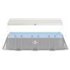 DARDARUGA Telo Copertura Piscina 400x200cm TOBAGO, con Occhielli e Corde Inclusi