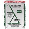 SCAM Concime belfrutto 25 KG frutteto vite agrumi azoto fosforo potassio 20 SACCHI