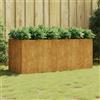 vidaXL Fioriera Rialzata da Giardino 200x80x80 cm in Acciaio Corten