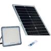 vidoelettronica Faro led 600W pannello solare luce fredda bianca faretto led esterno giardino