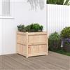 vidaXL Fioriera da Giardino 60x60x60 cm in Legno Massello Di Pino