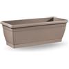Veca VASO fioriera CASSETTA da BALCONE ROXANNE con sottovaso 60 cm Veca COLORI VARI