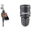 Claber 8423 Aquauno Select & 91009 Goccia a Raccordo Automatico, Nero