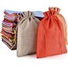 20PCS Sacchetti Regalo Di Iuta 20X30Cm, Sacchetti Di Juta, Sacchetto Di Tessuto
