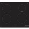 Bosch Piano Cottura Induzione BOSCH 4 Fuochi Vetroceramica Nero PUE611BB5E