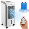 BAKAJI Raffrescatore Aria Air Cooler Ventilatore con Serbatoio Ghiaccio e Telecomando