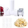 Assiduous Accessorio Compatibile KitchenAid 5KSMPEXTA Set di 6 Trafile per Pasta corta