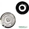 Whirlpool Urania Bompani Telma KIT BRUCIATORE 2 FORI CON PIATTELLO SMALTATO LUCIDO PER PIANO COTTURA WHIRLPOOL