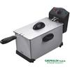 DCG FR2759 DCG FRIGGITRICE ELETTRICA PROFESSIONALE IN ACCIAIO INOX 3,5 LITRI 2000 W