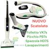 VORWERK FOLLETTO VK7S SENZA FILO COMPLETO HD7 LAVAPAVIMENTI PICCHIO ACCESSORI